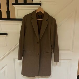 A.P.C. Tan Wool Outerwear